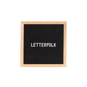 used Letterfolk Poet Letter Board, Black 