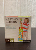 used Petit Collage Nesting Blocks, Animal ABC