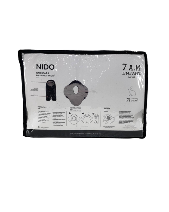 Shop 7 A.M. Enfant Nido, Black, Small (0-6 months) at GoodBuy Gear