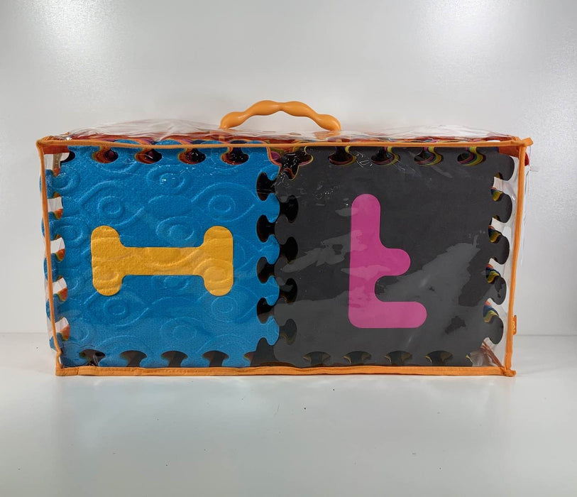 secondhand B. toys Alphabet Foam Tiles