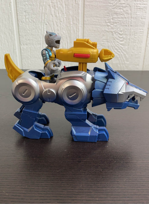 secondhand Playskool Silver Ranger & Wolf Zord