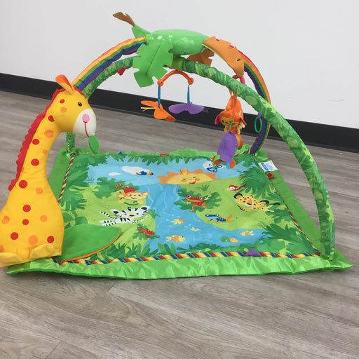 used Fisher Price Rainforest Melodies and Lights Deluxe Gym