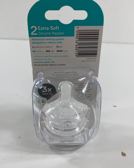 Shop Nanobébé Nipples, 2 Pack, Medium at GoodBuy Gear