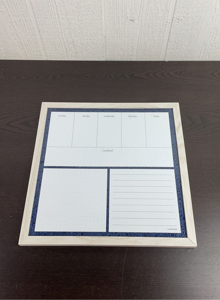  U Brands Magnetic Dry Erase Board, 20 x 30 Inches, White Wood  Frame (2071U00-01) : Office Products