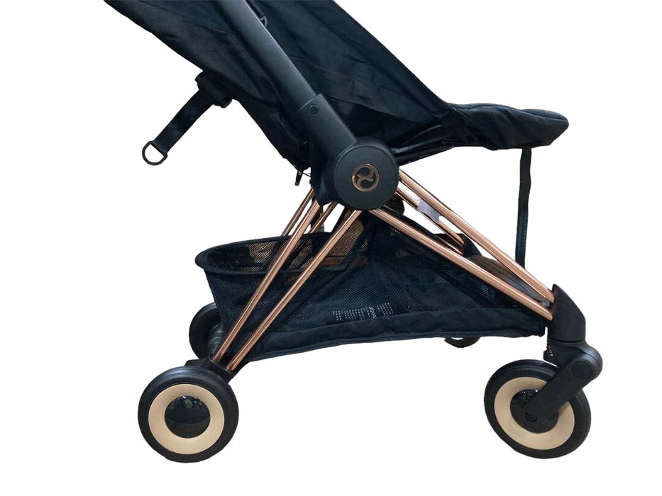 Cybex Coya Stroller, 2023, Sepia Black, Rose Gold