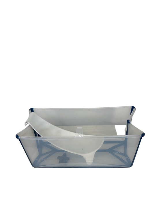 secondhand Stokke Flexi Bath Bundle Pack, Transparent Blue, Regular