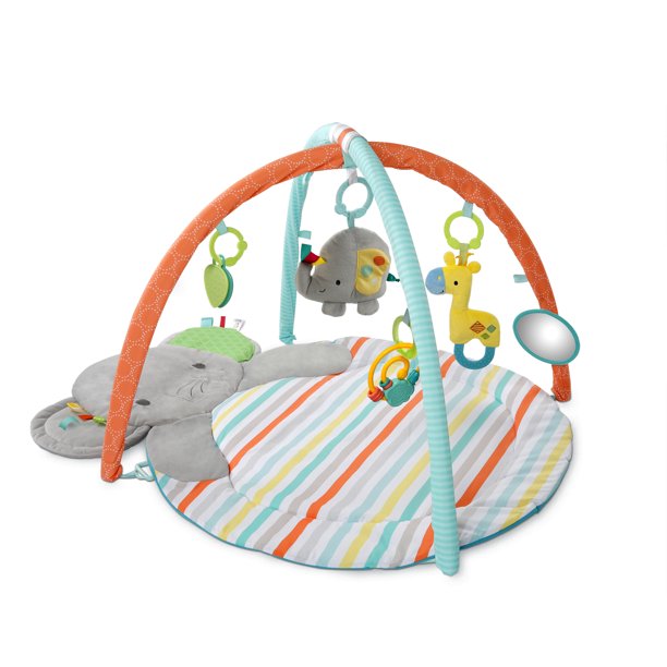 Shop Bright Starts Hug-n-Cuddle Playmat, Elephant/Orange at GoodBuy Gear