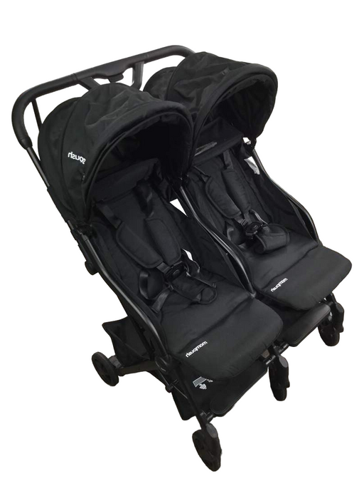 used Mompush Lithe Double Stroller, Black, 2022