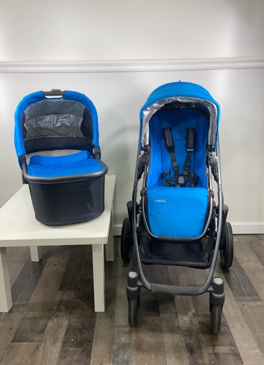 uppababy cruz georgie UPPAbaby VISTA Stroller, Georgie (Marine Blue), 2015