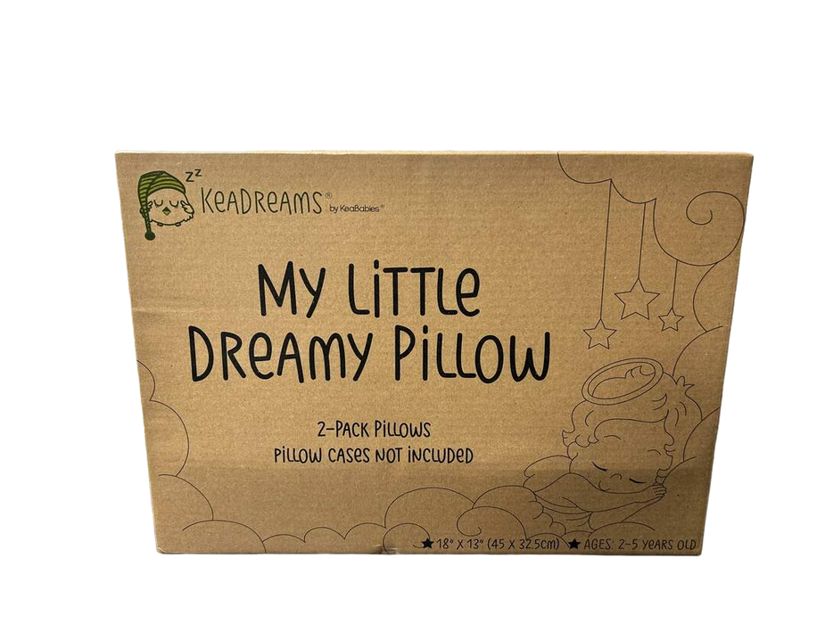 used KeaBabies KeaDreams My Little Dreamy Pillow, 2pack Toddler Pillows