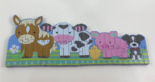 used Orange Tree Farm Animals Alphabet Puzzle