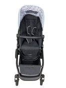 secondhand Mockingbird Single to Double Stroller, 2022, Matte Black with Matte Black Leather, Windowpane, Sky