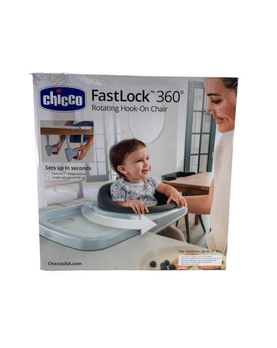 secondhand Chicco 360 Hook On High Chair, Charcoal