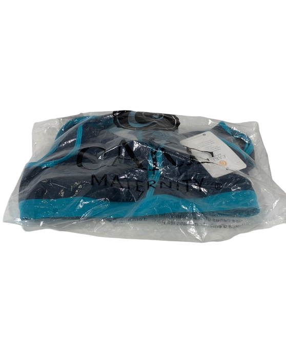 Shop Cake Maternity Lotus Hands Free Pumping Yoga Bra, XS, Teal at GoodBuy Gear