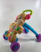 secondhand Fisher Price Laugh & Learn Smart Stages Learn With Puppy Walker, - Pink