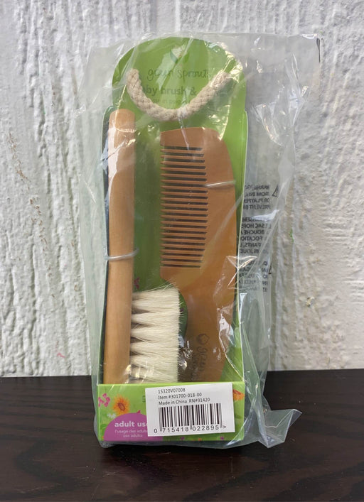 used Green Sprouts Brush And Comb Set