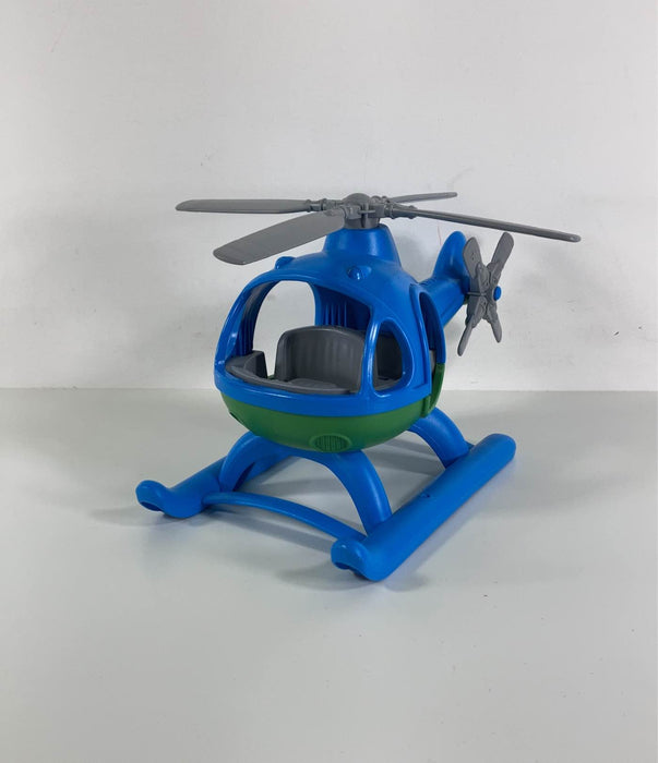 secondhand Green Toys Helicopter, Blue