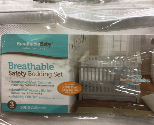 used Breathable Baby Crib Bedding Set