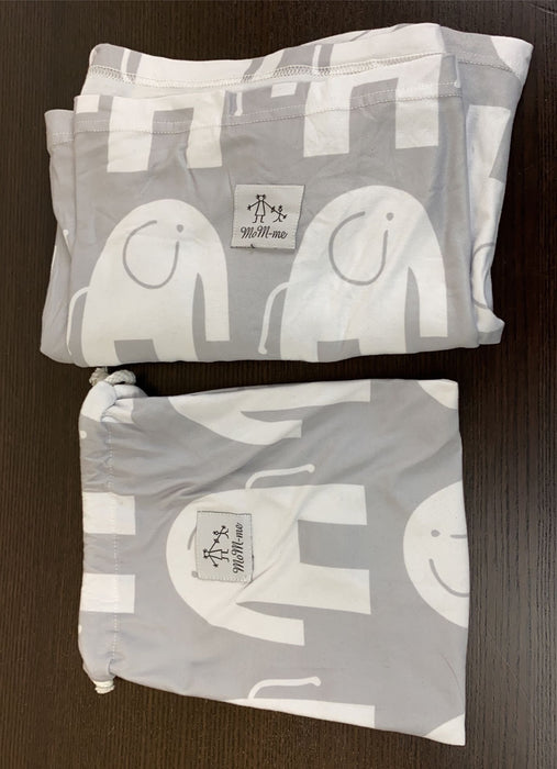 Shop MoM-me Multi Use Cover, Grey & White Elephants at GoodBuy Gear