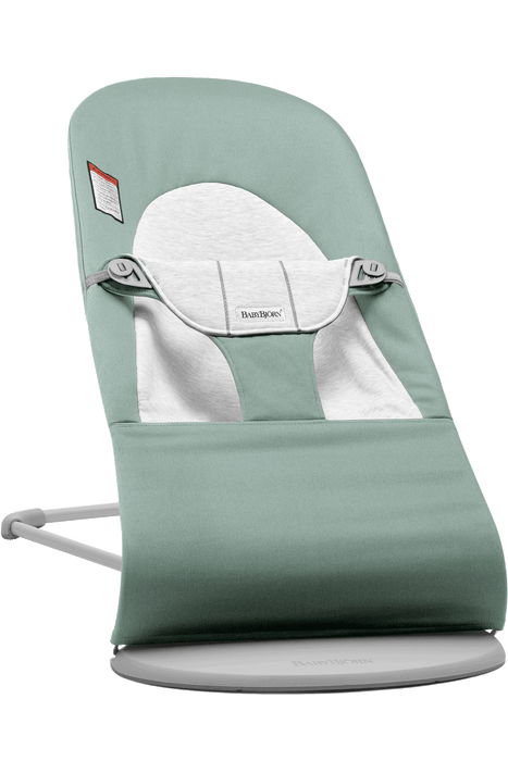 Shop BabyBjorn Bouncer Balance, Light Gray Frame, Light Sage/Gray at GoodBuy Gear