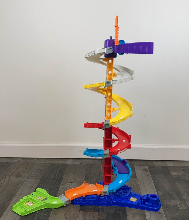 used VTech Go! Go! Smart Wheels Ultimate Corkscrew Tower