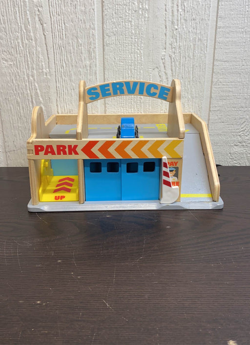 used Melissa & Doug Service Station Parking Garage