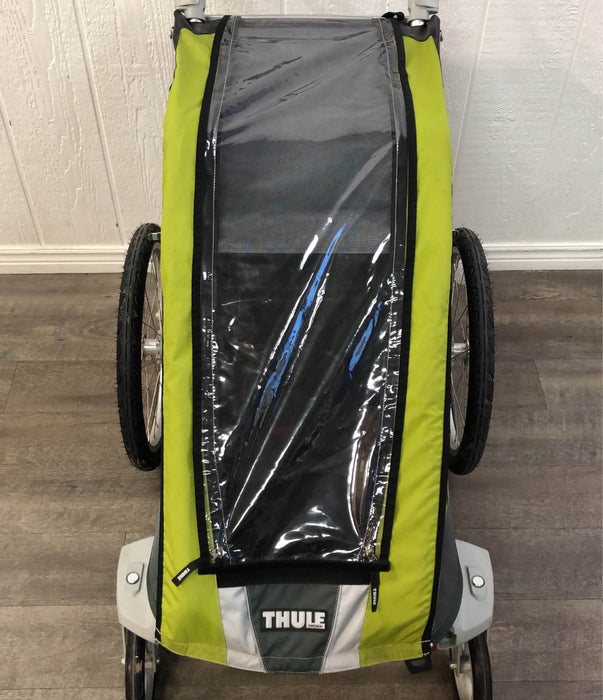 used Thule Chariot Cougar 1 Bike Trailer With Jogging Kit