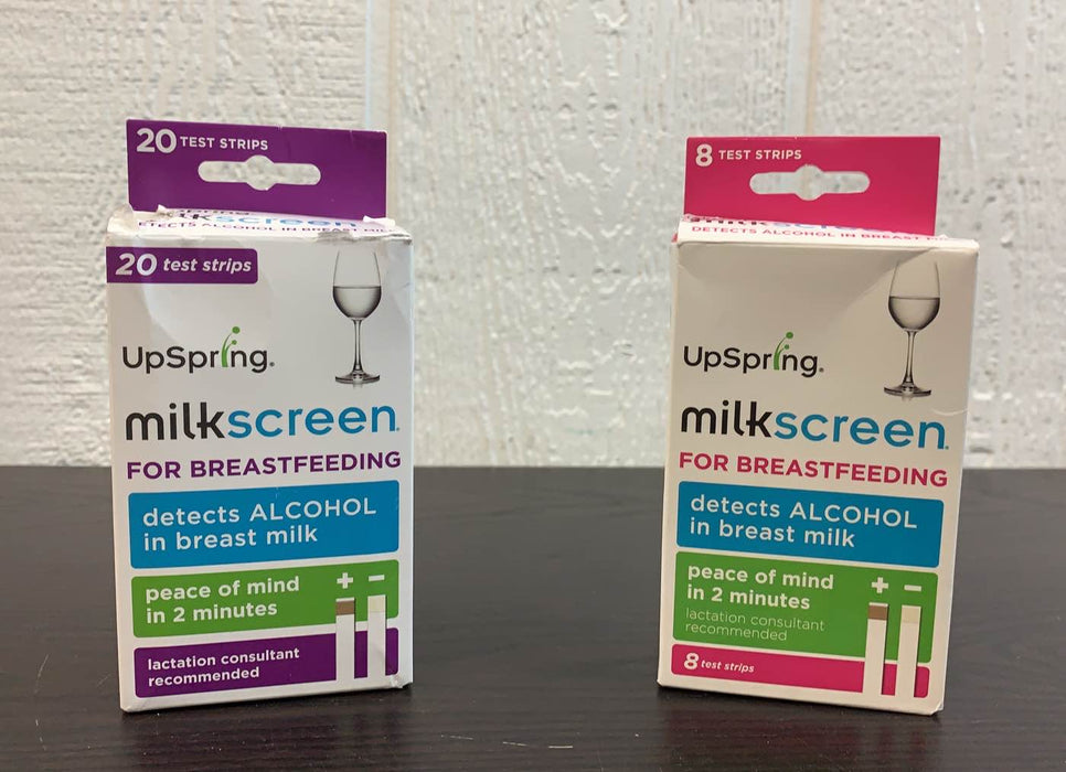 used Upspring Milkscreen Disposable Breastmilk Home Test Strips