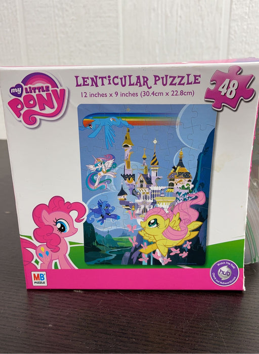 secondhand Milton Bradley My Little Pony Lenticular Puzzle