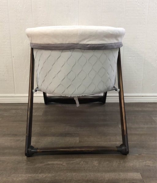 secondhand Ingenuity Foldaway Rocking Wood Bassinet