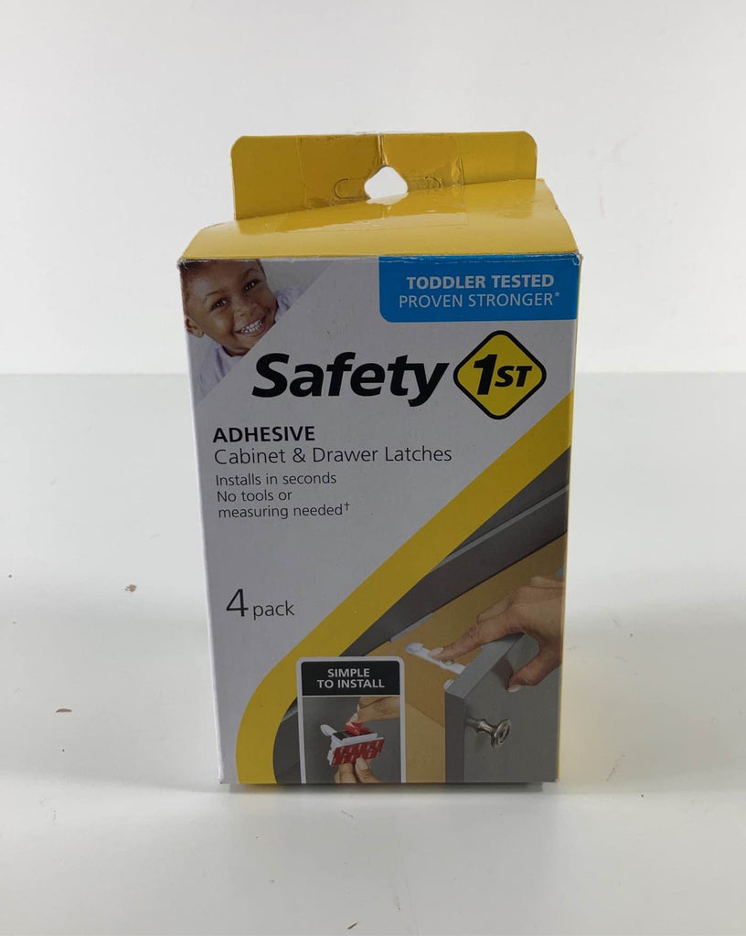 Safety 1st Adhesive & Drawer Latches, 4 Pack