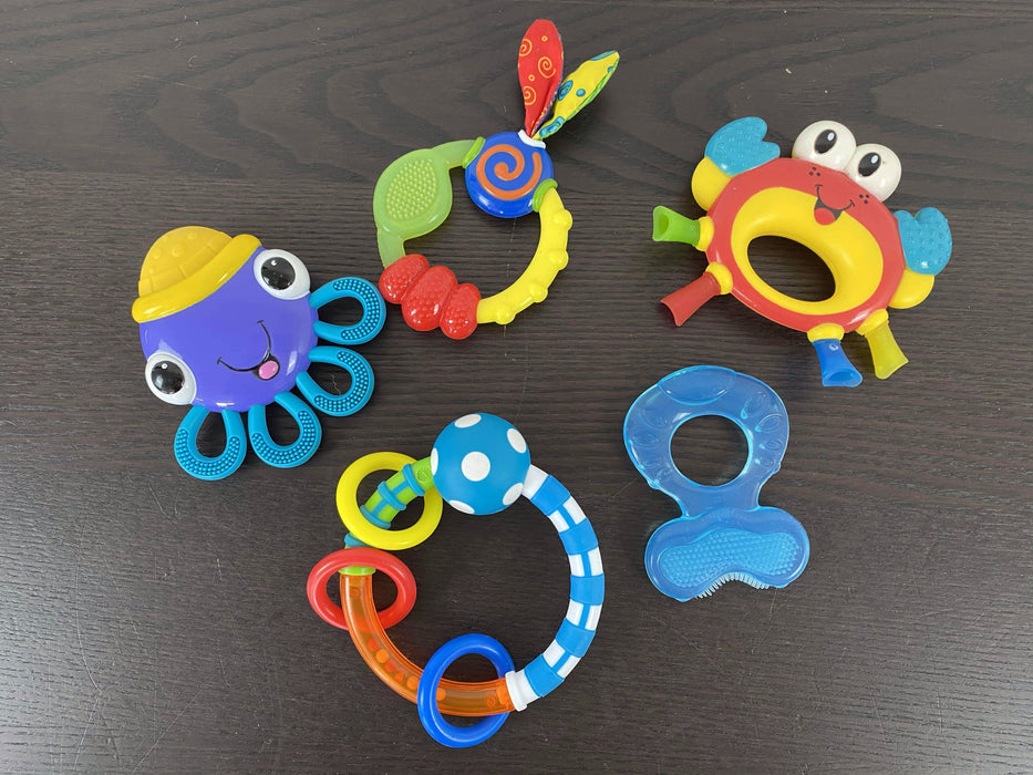 used BUNDLE Teething And Grasping Toys