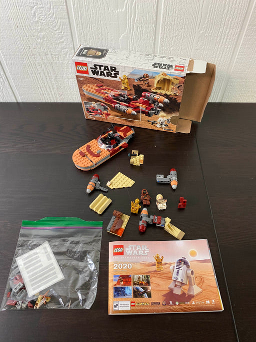 secondhand LEGO A New Hope Luke Skywalker's Landspeeder Building Kit