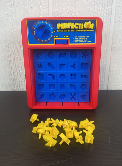 secondhand Hasbro Perfection Game, 9 Piece
