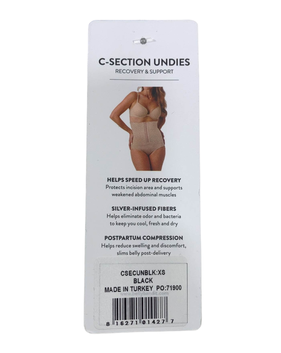 secondhand Belly Bandit C-Section And Postpartum Recovery Undies, XS, Black