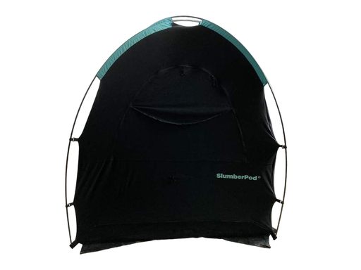 Shop SlumberPod 2.0 Sleep Canopy, Black with Turquoise at GoodBuy Gear