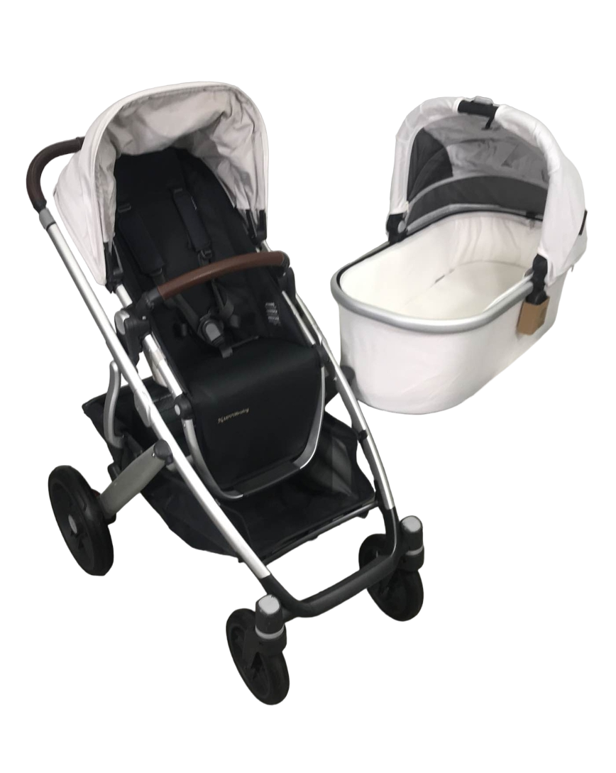 UPPAbaby VISTA V2 Stroller, Bryce (White Marl), 2021