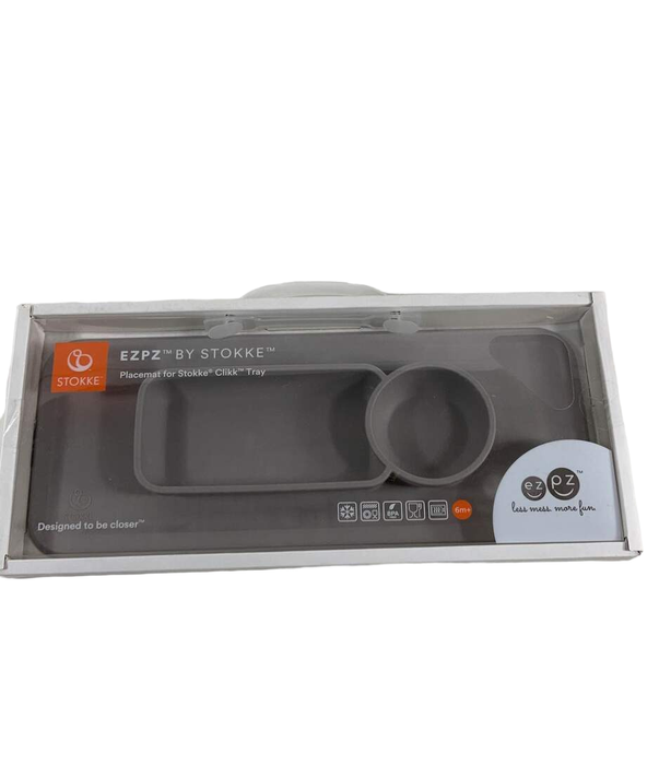 Shop Stokke ezpz Placemat for Clikk Tray, Soft Grey at GoodBuy Gear