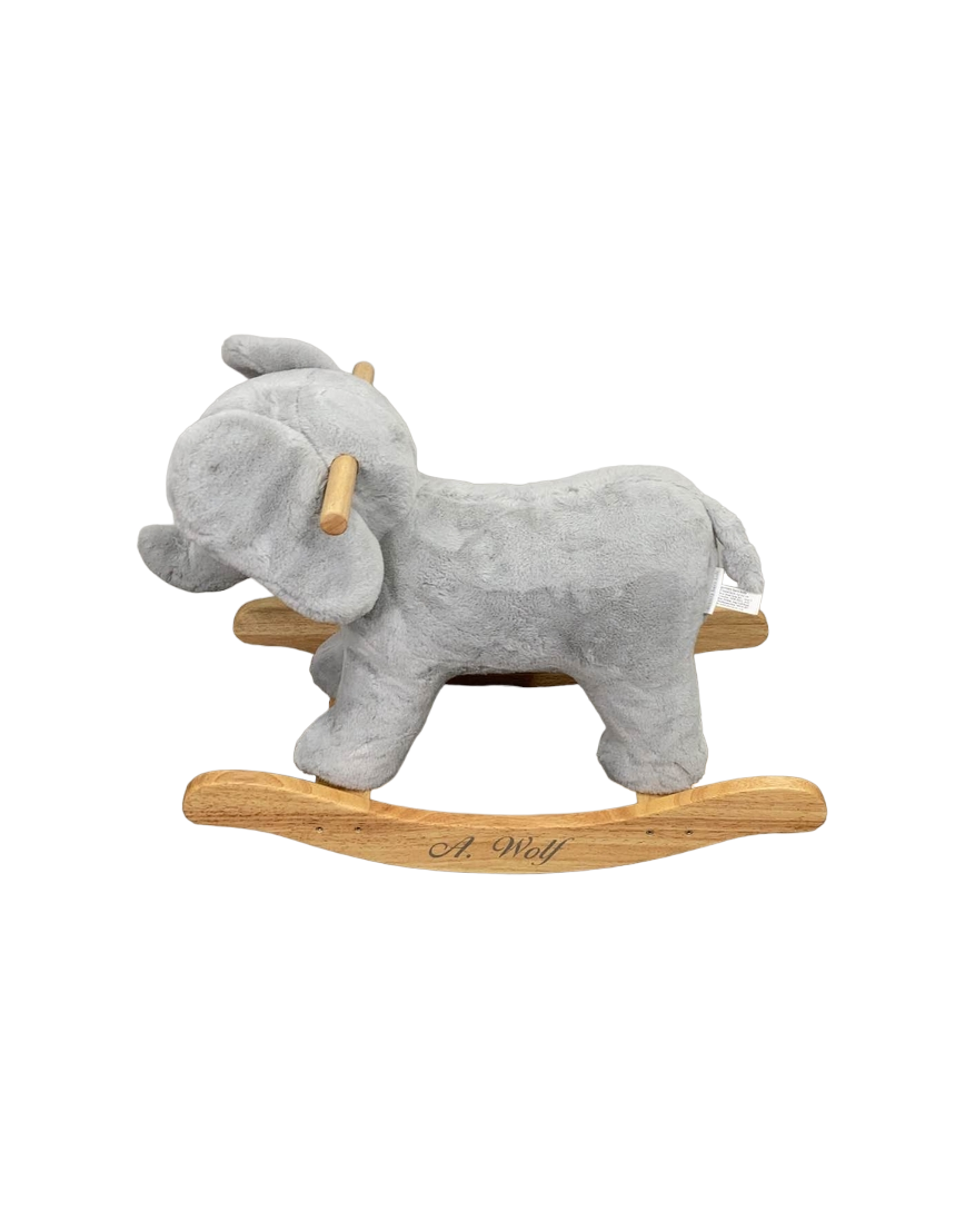 Pottery Barn Kids Monique Lhuillier Elephant Plush Nursery Rocker ...