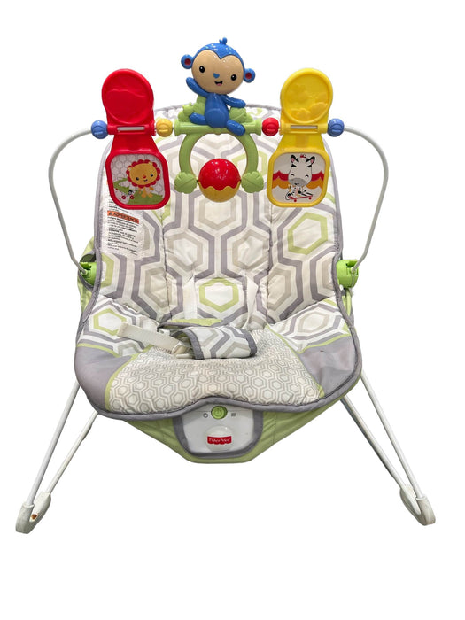 used Fisher Price Baby Bouncer, Geo Meadow