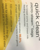 Shop Medela Quick Clean Micro Steam Bags at GoodBuy Gear