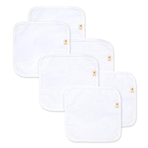 used Burt's Bees Baby Washcloths, 6 Pack