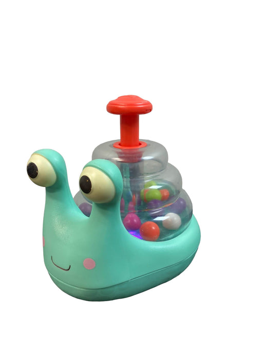 used B. toys Escar-Glooooow Spinning Snail Popper