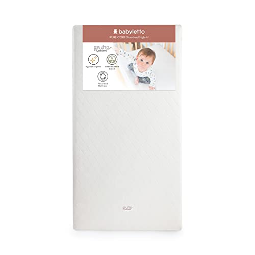 used Babyletto Pure Core Non-Toxic Crib Mattress With Hybrid Waterproof Cover