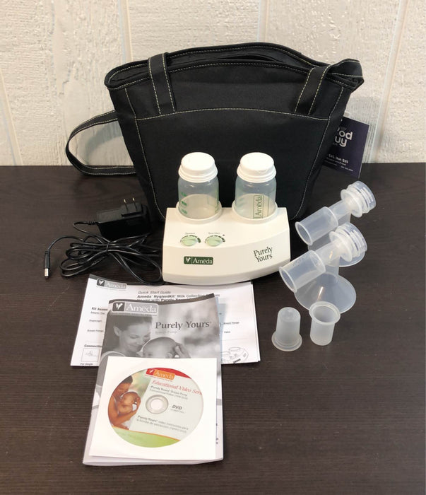 used Ameda Purely Yours Breast Pump, with Tote