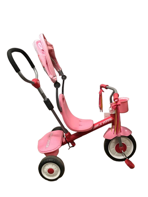 Radio flyer 2024 pink push tricycle