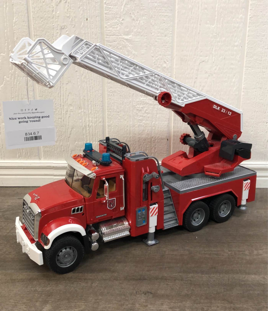 Bruder Pro Series MACK Granite Winter Service with Snow Plough main image 1