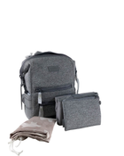 secondhand Dagne Dover Indi Diaper Backpack Small, Heather Grey