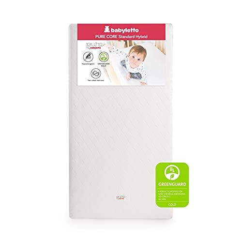 used Babyletto Pure Core Non-Toxic Crib Mattress With Hybrid Waterproof Cover