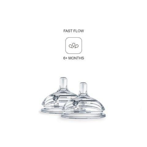 Shop Comotomo Replacement Fast Flow Nipples, 2pk at GoodBuy Gear